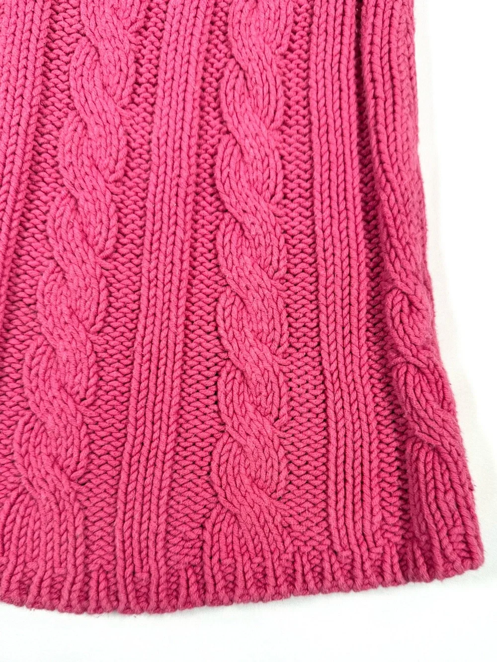 GYMBOREE Girls Cable Knit Sweater Dress 6 2009 Star Button Preppy Cottagecore
